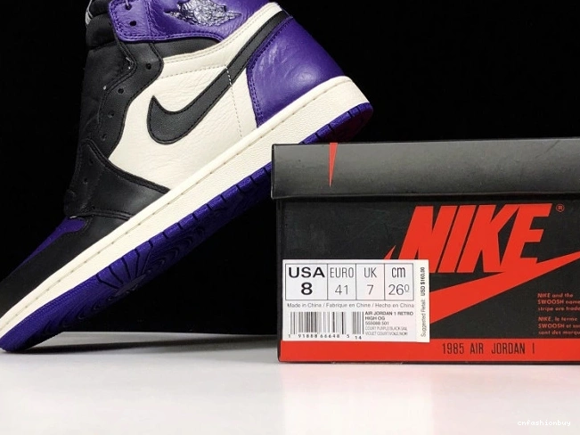 555088-501 Jordan 1 Purple Court Air 0807